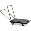 Rubbermaid Commercial Utility-Duty Home/Office Cart, 250 lb Cap., 20.5x32.5, Platform, Black FG440000BLA